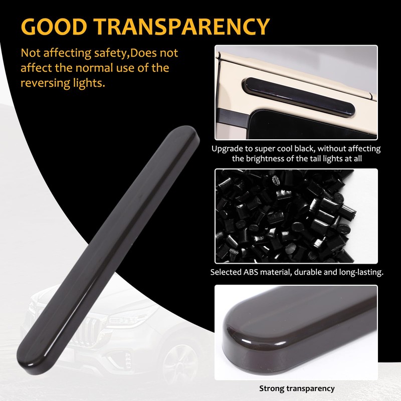 Car Smoked Black Lampshade Tail Light Lamp Cover Compatible with