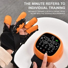 뇌졸중 편마비 장갑 손 재활 로봇 운동기구 기능 회복용 [01 Right hand XXL size] Stroke Hemiplegia Glove Hand Rehabilitation Robot Exercise Device for Functional Recovery [01 Right hand XXL size]
