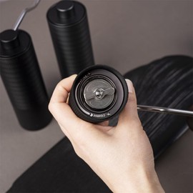 COOLKITS Manual Coffee Grinder with Adjustable Coarseness, Capacity 30g with CNC Stainless Steel Conical Burr, Pour Over Coffee for Hand Grinder Gift of Office Home Traveling Camping