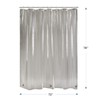 AmazerBath 72x78 Long Shower Curtain Liner, Clear Black Plastic Shower