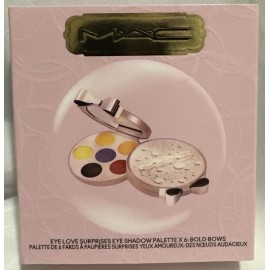 MAC Eye Love Surprises Eye Shadow Palette 6 Shades Bold Bows Full Sz New In Box