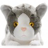 Carl Dick Cat white-grey, 7 inches, 18cm, Plush Toy, Soft