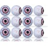 GBM Red Eyeball Golf Balls 12 Pack - Perfect Gift