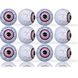 GBM Red Eyeball Golf Balls 12 Pack - Perfect Gift Idea!