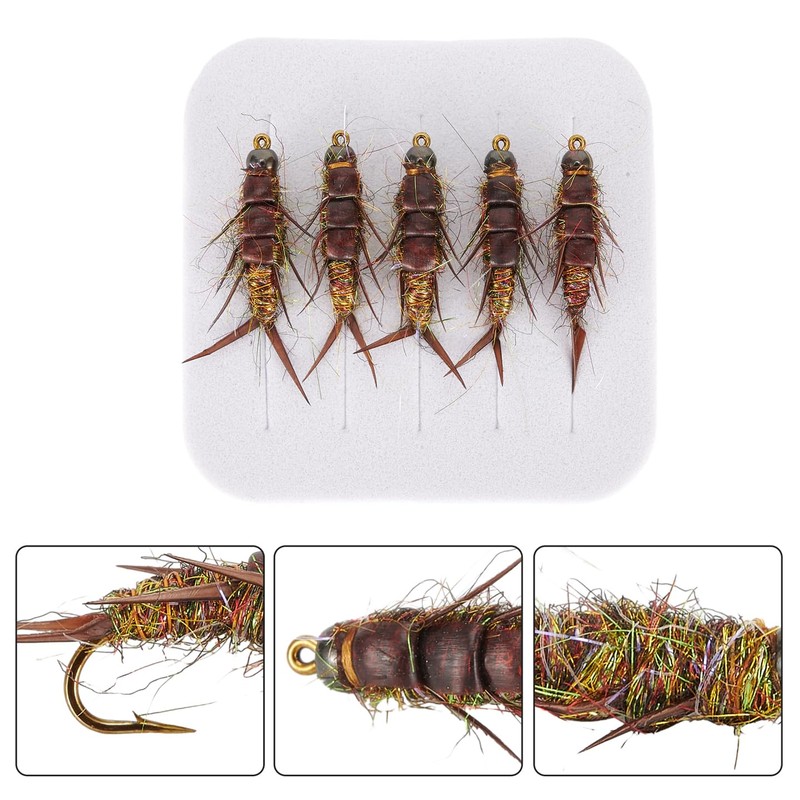 Fly Fishing Hooks, Nymph, Stone Fly Bait, Fly Bait for