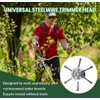 2025 New 6 Inches Steel Wire Grass Trimmer Head,Universal Steel