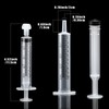 Frienda Large Plastic Syringe 4 Pack Measuring Syringe Tools Dispensing