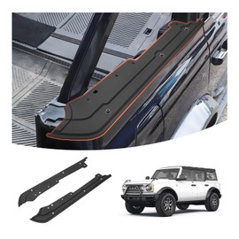 Cargo Shelf Side Covers, Compatible with Ford Bronco 4-Door Soft Top 2024 2023 2022 2021, Cargo Bed Side Covers Exterior Accessories Fits Bronco Trunk Shelf Side Protector
