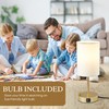 Briever Touch Control Table Lamp for Bedroom, 3-Way Dimmable Nightstand