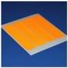 Safe-Tee ORANGE Reflective MOTORCYCLE HELMET Stickers - Complies with French