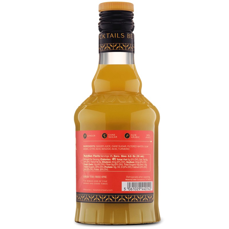 Liber & Co. Fiery Ginger Syrup (12.7 oz) - Craft