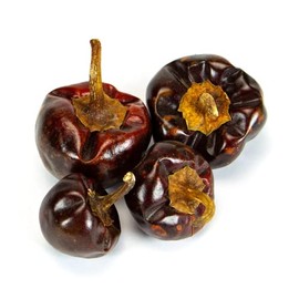 NY Spice Shop Chile Cascabel – Dried Mexican Chili Peppers with Mild Heat & Rich Smoky Flavor – Perfect for Salsas, Sauces, & Traditional Dishes – Whole Chili Peppers - 8 Ounce