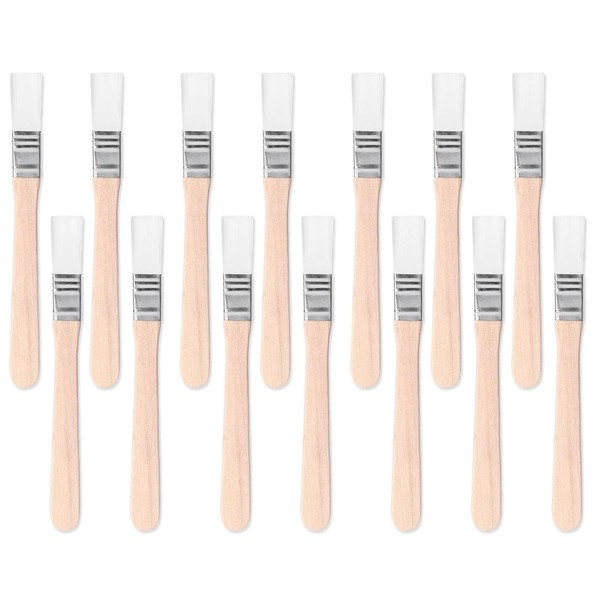 14 Pcs White 5 Inch Paint Brush Trim Painting Tool,