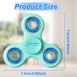 Fidget Spinners 6 Pack, Sensory Fidget Toys ADHD Anxiety Toys Stress Relief Reducer Hand Spinner Graduation Gift Classroom Prizes Party Favors for Kids Adults