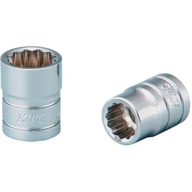 京都機械工具 (KTC) Socket 12 Corners B2 – 1/4 W Small: 1 4/X Total length: 18 X Bayonet Corner: 6.35 mm