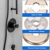 uxcell 4pcs Wall Split Flange 80mm / 3.1" OD Escutcheon