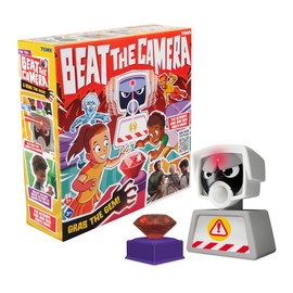 TOMY Games Beat the Camera - Sneak Past Security, Steal Gem, Disable Alarm - Treasure Hunt Party Games and Family Games - Indoor Games for Kids +3 Years Old - Kids Birthday Gifts and Christmas Gifts