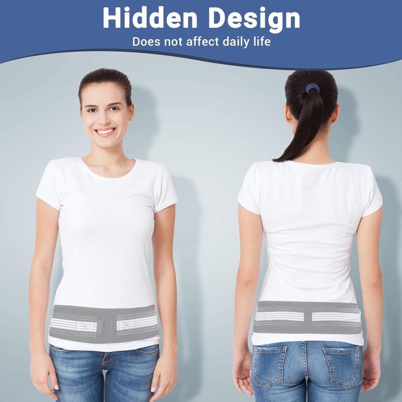 lefeke Sacroiliac SI Joint Hip Belt, Back Brace for Lower