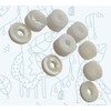 M5 Wide White Nylon Spacers Insulating Washers for M5 M6