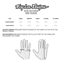 Troy Lee Designs Ace 2.0 Women's Cycling Gloves (Light Blue, S)