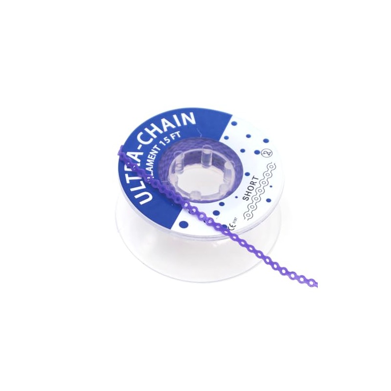 FUIODA - 1 rollo/4,5 m (Cadena elástica dental de ortodoncia)