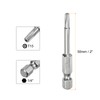 QUARKZMAN Pack of 10 T15 Security Torx Bit 1/4 Inch