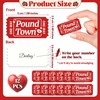 12Pcs Pound Town Ticket One Way Ticket Valentines Day Gift