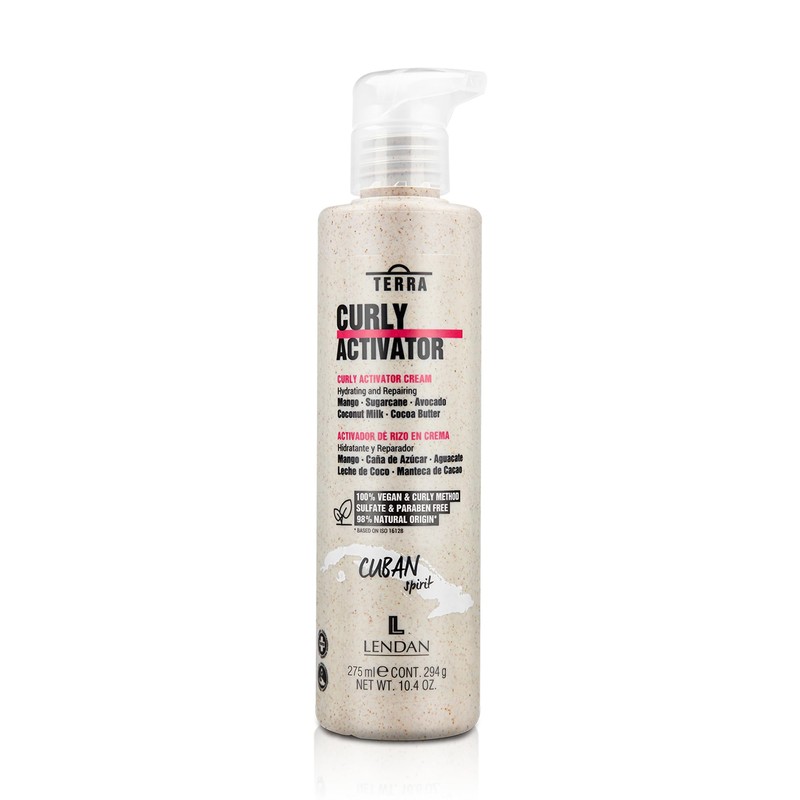 Lendan Terra Curly Activator 275ml Crema Activadora de Rizos