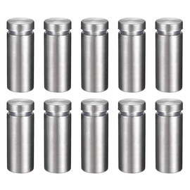 uxcell 5/8 Dia x 1-9/16"(16x40mm) Standoff Screws Wall Mount Sign Holders Acrylic Glass Nails 10pcs