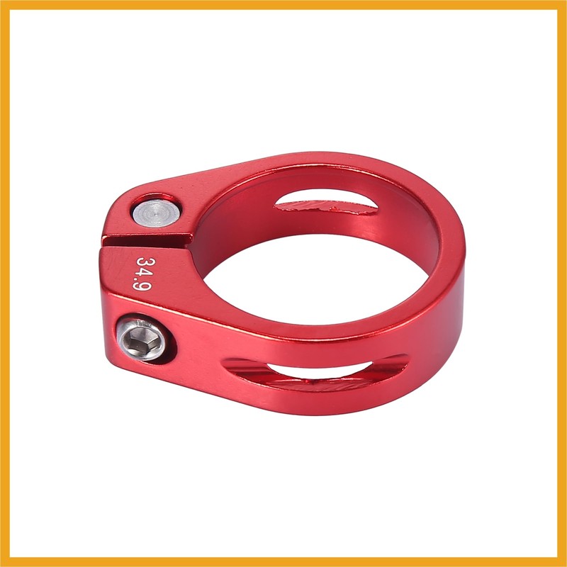 Partuto 34.9mm Aluminium Alloy Bike Seat Post Clamp Seat Post
