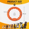 FUSOTO Dog Ring Toy, Tough Dog Toy, Dog Ring Chew
