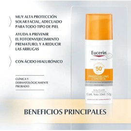 Protector Solar Antiedad Eucerin Photoaging Fps 50 50ml