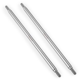 QUPA AM STORE RC Stainless Steel Suspension Links 155mm Chassis Linkages Set for 1/10 Scale Upgrades SCX10 TRX4 RC Crawler Car Accessories