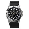 Casio MTP-VD300 Series Standard Quartz Men's Watch, Black Urethane Band