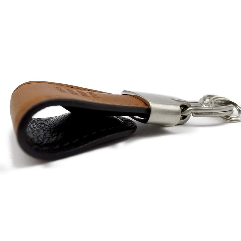 [Vintage Revival Productions] Key Clip Oil Leather Italian Oil Leather