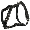 Real Leather Dog Walking Harness Medium Black, 21" - 26"