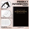 Marspark 2 Pack Reservation Book for Restaurant, 120 Day Table