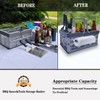 Rilltowpe BBQ Sauce&Tools Storage Basket it more convenient for you