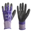 Uniworld WG518W Wonder Grip Oliva Purple XL Nitrile Coated Gloves