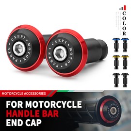 CXEPI Motorcycle Handlebar End Plug Diameter 22 mm (7/8 Inch) Motorcycle Handlebar End Slider Caps