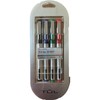 TUL® Fine Liner Felt-Tip Pens, Ultra-Fine, 0.4 mm, Silver Barrel,