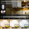 100 LED Under Cabinet Lights Wireless with Full Lighting,Rechargeable Closet