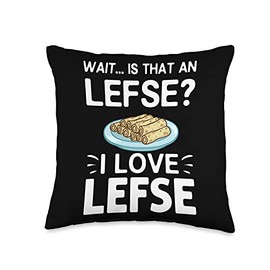 Lefse Norwegian Bread Recipe Maker Flatbread Rolling Throw Pillow