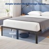 Simple Deluxe King Size Bed Frame, 14 Inch Platform Bed