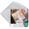 Samsill Scrapbook Refill Pages 12x12 Inch, 100 Pack, Fits 3