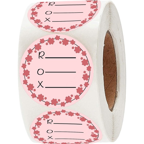 ROX Received, Opened and Expires Label,Food Delivery Label,1.5 Inch Inventory