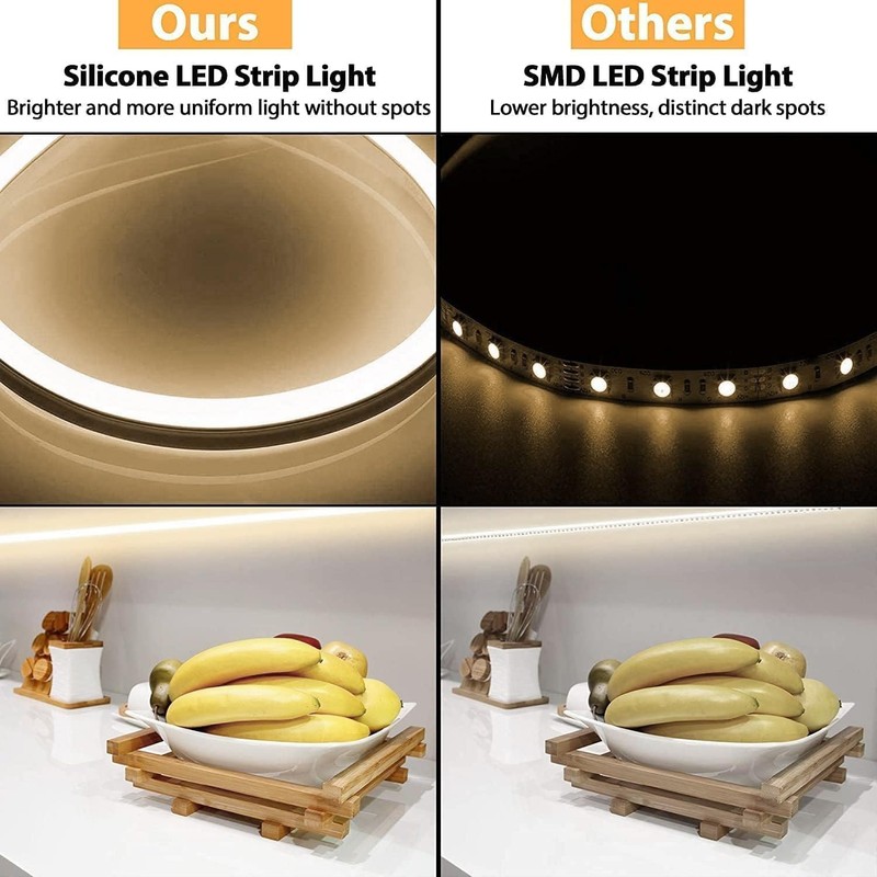 Lamomo LED Neon Lights, 12V Neutral White Dimmable LED Strip