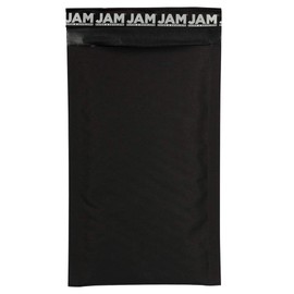JAM PAPER Bubble Lite Padded Mailers - #00 Size - 5 x 8 1/2 - Black Kraft - 100/Pack