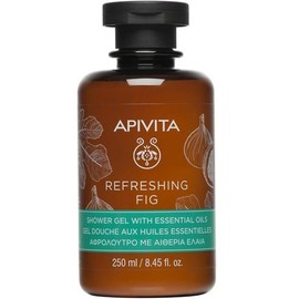 Apivita Refreshing Fig Shower Gel with Essential Oils, 250ml