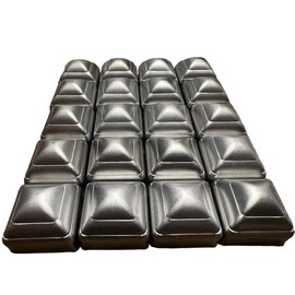 Generic JM Steel 1"" Pressed Steel Cap. Square Post. (20 Pack)., JMSTEELPSC120